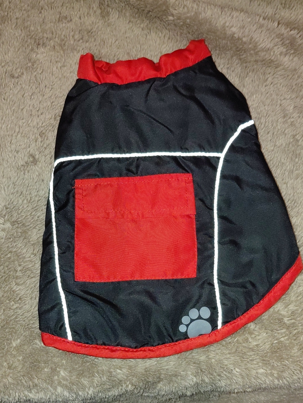 Top Paw Red and Black Plaid Reversible Dog Vest